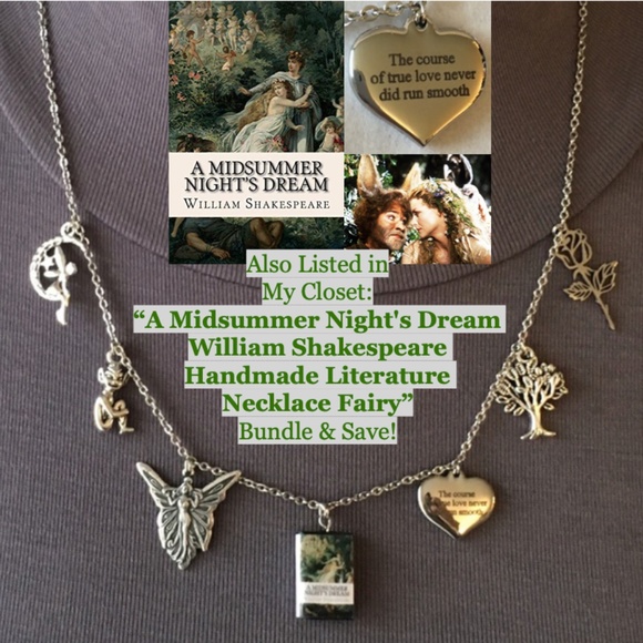 "Titania: Queen of the Faeries" Midsummer Night's Dream Handmade Fairy Necklace - Picture 16 of 16